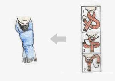 长围巾有什么系法